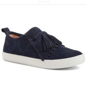Kate Spade Navy Suede Sneakers